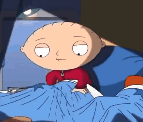 Crying In Bed Stewie Crying In Bed GIF. This 498 x 425 animated GIF is part of our sad leaving collection. Related themes include crying. Created by divirr…