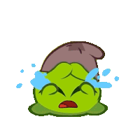 Crying Nibble Nom Sticker
