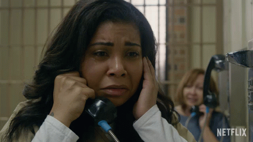 Crying On The Phone GIF