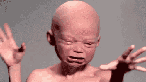 Crying Weird GIF