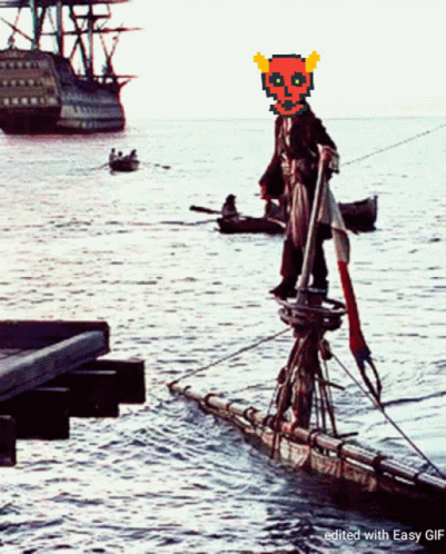 Cryptoskulls Skullish GIF. This 401 x 498 animated GIF is part of our jack sparrow sinking boat collection. Related themes include bearish, pirate. Created…