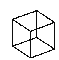 Cube Trippy Sticker