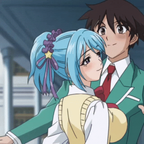 Cuddle Anime Hug GIF