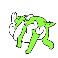 Cuddle Embracing Sticker