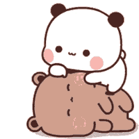Cuddles Panda Sticker