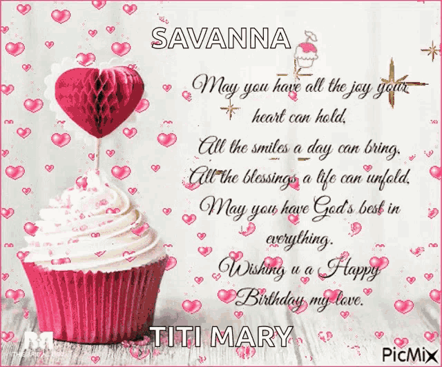 Cupcake Heart GIF