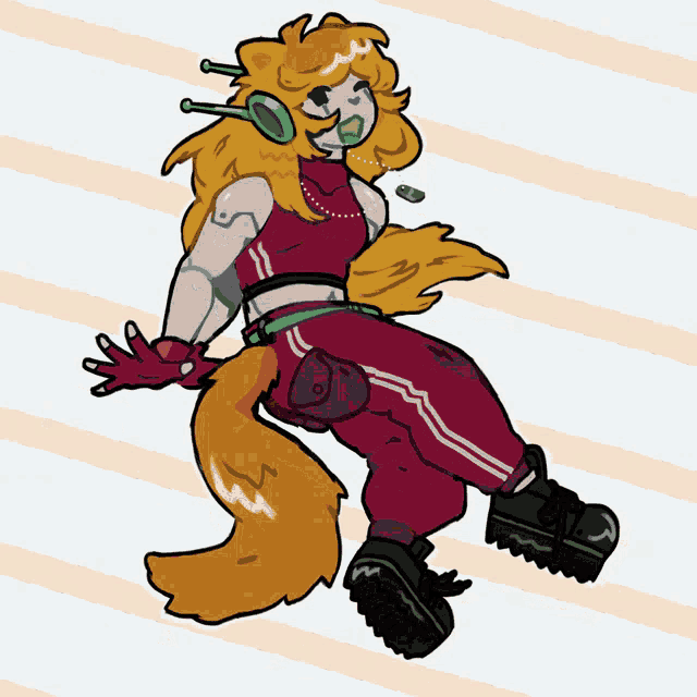 Curly Brace Cat GIF