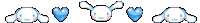 Cute Blue Sticker