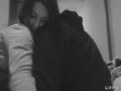 Cute Couple Hugging GIF