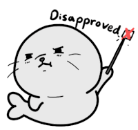 Cute Disappointed Sticker