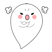 Cute Ghost Sticker