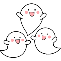 Cute Ghost Sticker