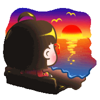 Cute Girl Sticker