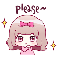 Cute Girl Sticker