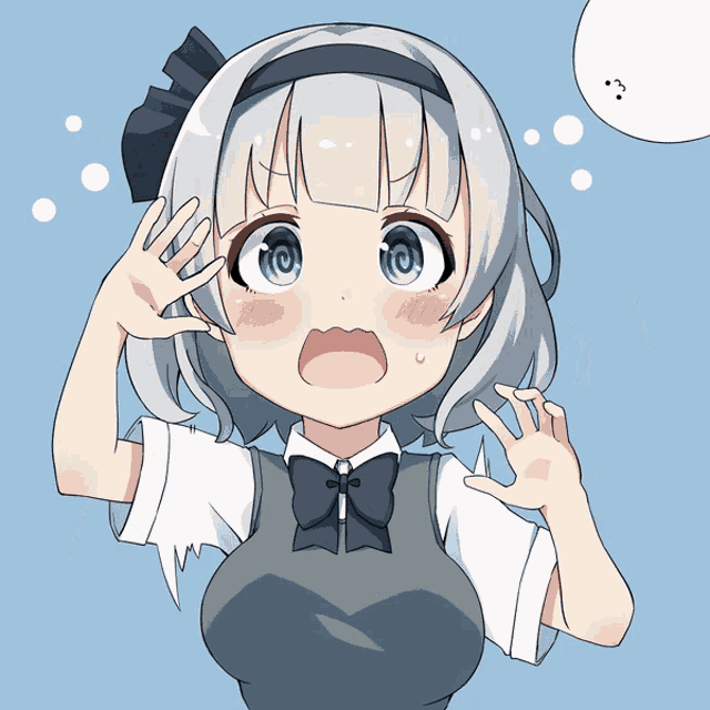 Cute Girl Panicking GIF