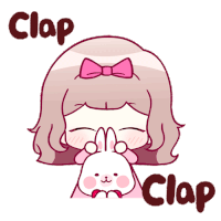 Cute Girl Sticker
