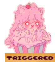 Cute Trigger Trigger Cute Sticker