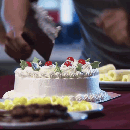 Cutting Cake Cake Cutting GIF
