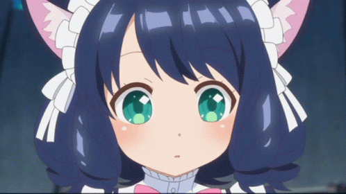 Cyan Hijirikawa Maid GIF