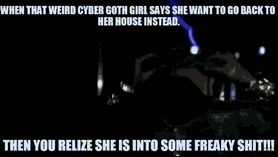 Cyber Goth Bondage GIF