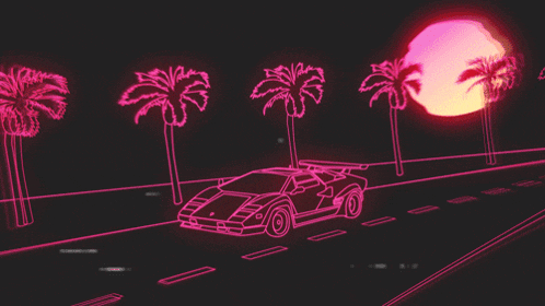 Cyberpunk Background GIF