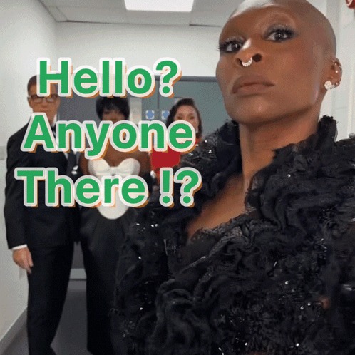 Cynthia Erivo Wicked GIF. This 498 x 498 animated GIF is part of our hello is there anybody out there collection. Related themes include still waiting…