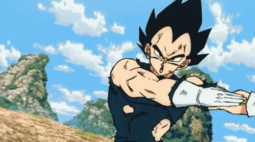 Düşün Goku Vegeta GIF