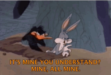 Daffy Duck Bugs Bunny GIF. This 374 x 252 animated GIF is part of our mine mine mine collection. Related themes include bugs bunny. Created by Samuraiko…