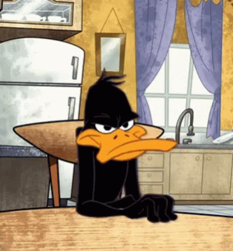 Daffy Duck Looney Tunes GIF. This 463 x 498 animated GIF is part of our jeopardy music collection. Related themes include bored, couple, waiting. Created by…