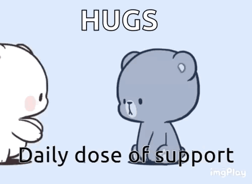 Daily Dose Of Support Hug GIF