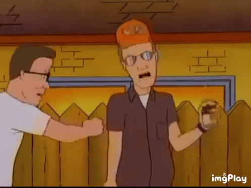 Dale Gribble Hank Hill GIF. This 498 x 373 animated GIF is part of our king of the hill yep collection. Created by Holidayz2020. View the original…