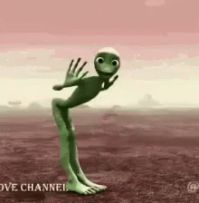 Dame Tu Cosita Baile Alien Verde Meme Bailando GIF