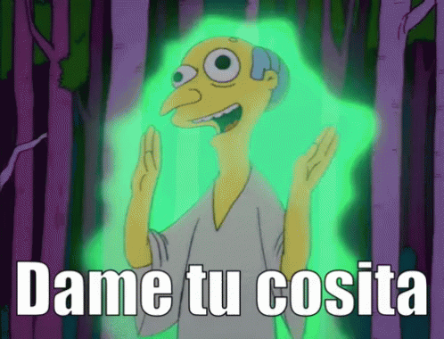 Dame Tu Cosita Mr Burns Bailando GIF