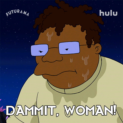 Dammit Woman Hermes GIF