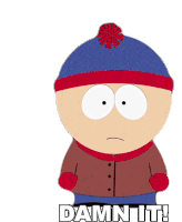 Damn It Stan Marsh Sticker
