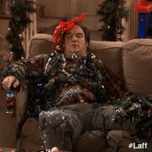 Dan Aykroyd Christmas Lights GIF