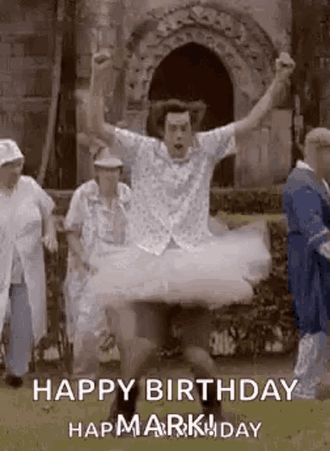 Dance Happy Birthday Mark GIF