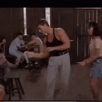 Dance Happy GIF. This 200 x 200 animated GIF is part of our jean claude van damme bailando collection. Related themes include couple, dance, dancing…
