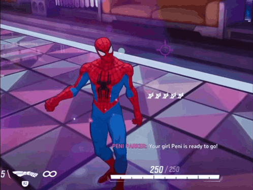 Dance Marvel Rivals GIF. This 498 x 374 animated GIF is part of our spiderman dancing collection. Related themes include dance, spider man. Created by…