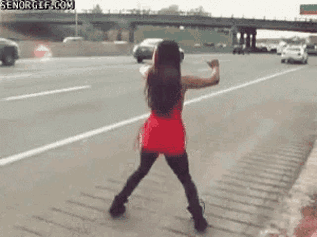 Dance Off Highway GIF
