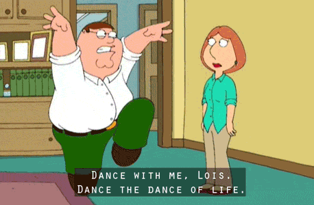 Dance With Me GIF. This 458 x 300 animated GIF is part of our family guy good good collection. Related themes include fall. View the original animation…