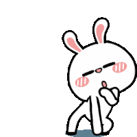 Dancing Bunny Sticker
