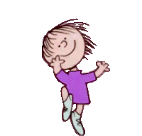 Dancing Kid Snoopy Sticker