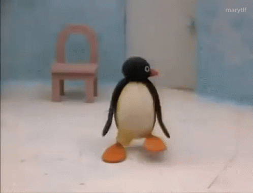 Dancing Pingu GIF