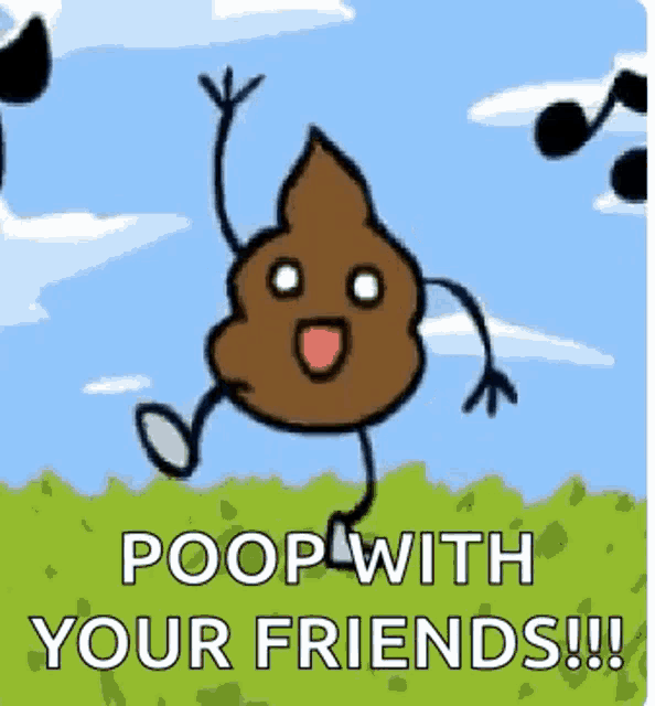 Dancing Poop GIF