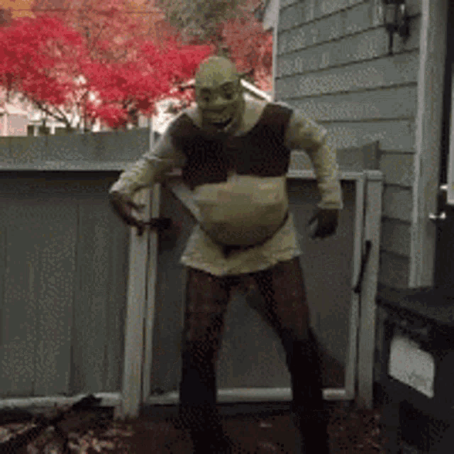 Dancing Shrek GIF