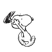 Dancing Snoopy Sticker