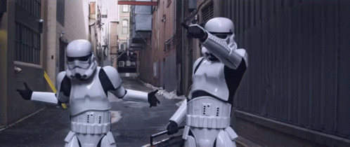 Dancing Stormtrooper GIF