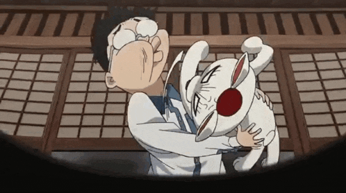 Dandadan Okarun Gets Punched And Beaten Up By Turbo Granny GIF