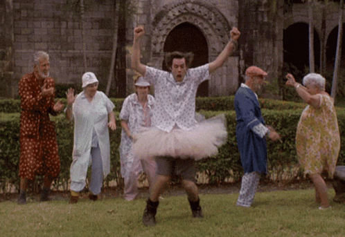 Danse Fou Jim Carrey GIF. This 498 x 343 animated GIF is part of our jim carrey tutu collection. Created by Cristobal37. View the original animation, share…